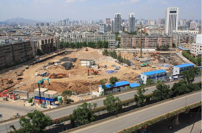 福海广场及旭东·尚景项目地下室基坑支护工程