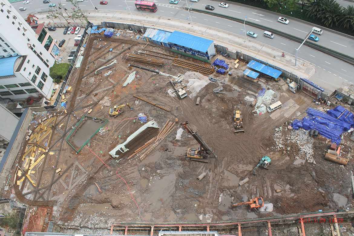 滇池时代广场2号楼地下室基坑支护工程项目 工程信息动态