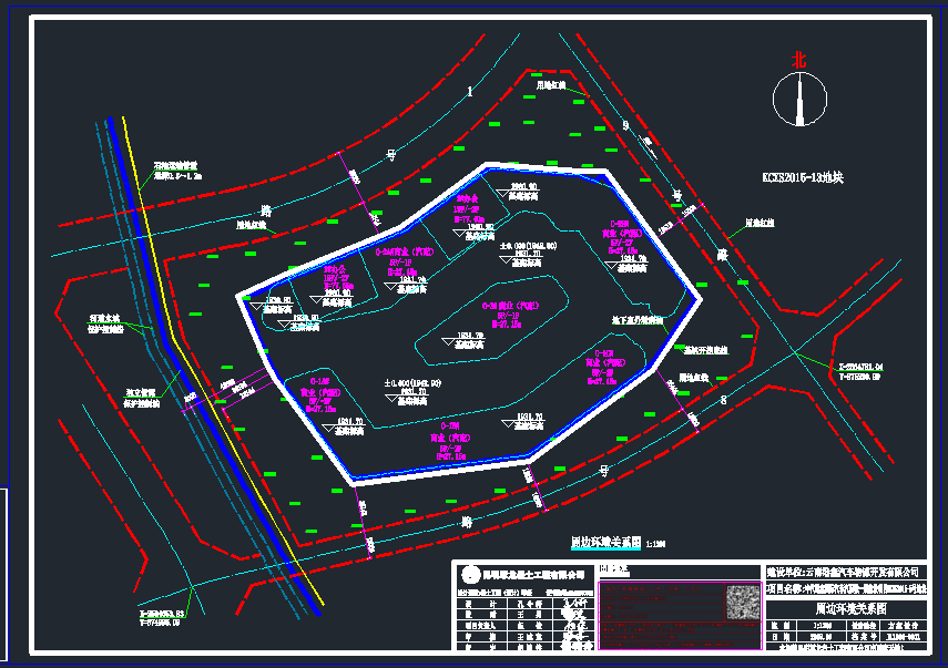 中汽港鑫国际汽车汽配城一期建设项目KCXS2015-5号地块基坑与边坡支护工程